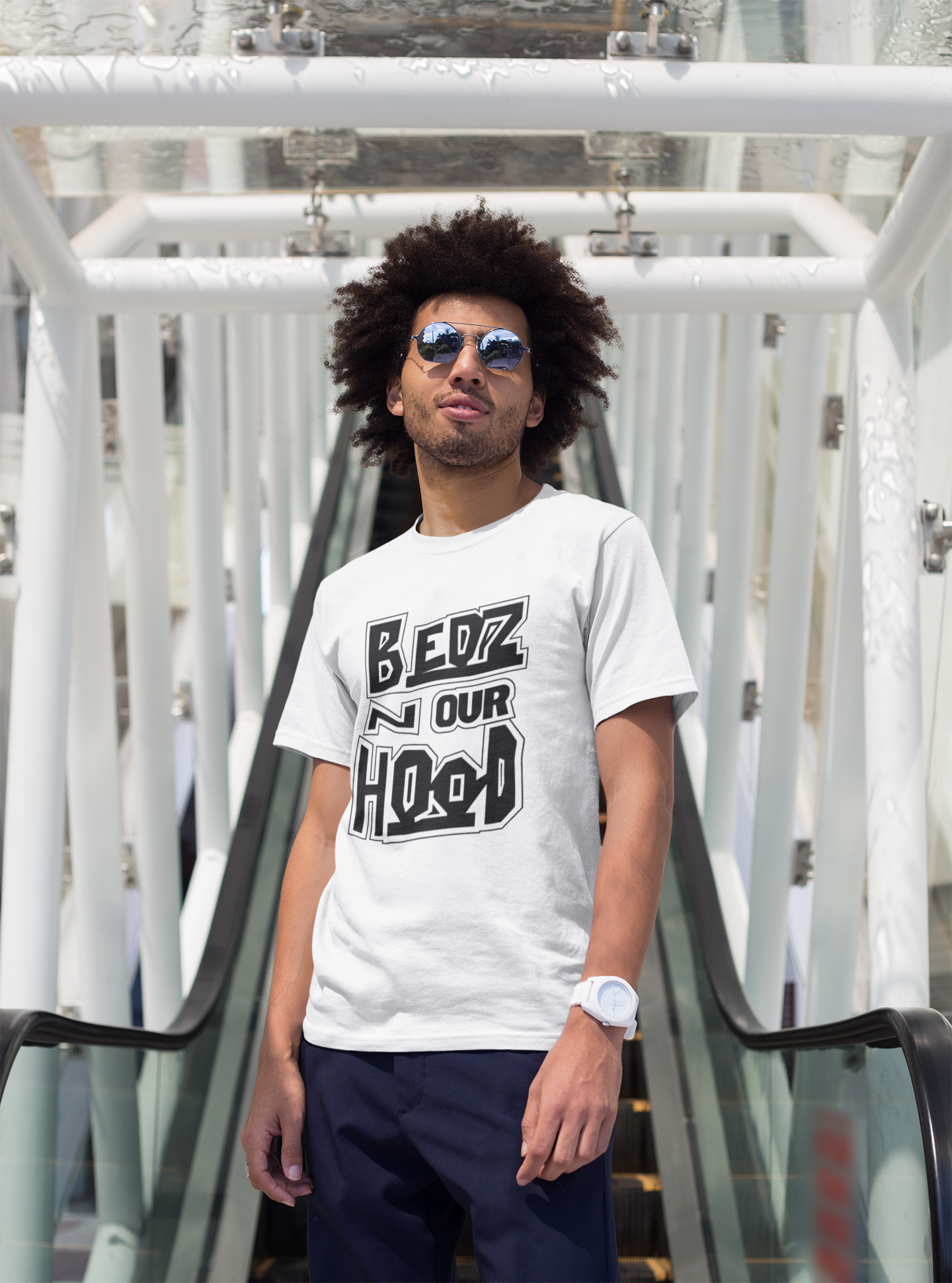 Bedz N Our Hood Tee | White